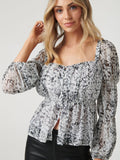 Print Georgette Blouse