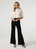 Cropped Jacquard Cotton Blouse