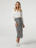 Print Midi Skirt