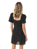 Dotted Mini Dress