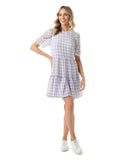 Patterned Smock Dress