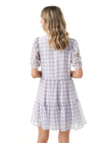 Patterned Smock Dress