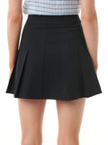 Belted A-Line Skirt