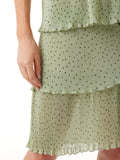 Tiered Chiffon Skirt
