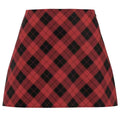Check Mini Skirt