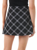 Check Mini Skirt