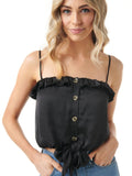 Cropped Button Top